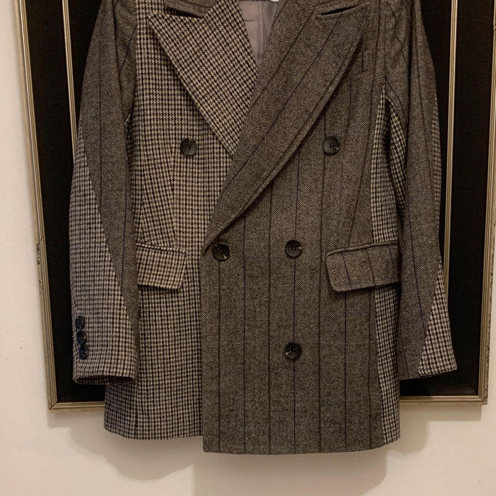 Moschino Couture Women's Brown and Checkered Blazer - Picture 10 of 17